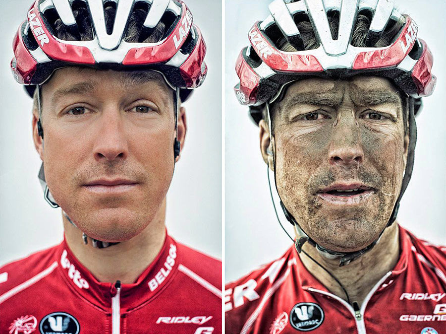 Paris - Roubaix 2014 before and after 😌🥸
📸DebbyTermonia