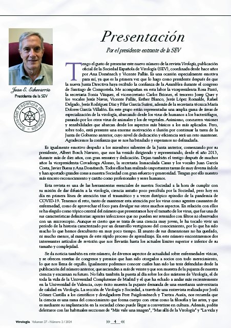 sev_virologia's tweet photo. Desde la Sociedad Española de Virología (#SEV) tenemos el placer de presentar el nuevo número (volumen 27) de la revista #Virología, titulado "Límites en el tamaño de los virus".

Acceso a todas las secciones y descarga gratuita en nuestra web: 
https://t.co/OJ7kmbn3NB https://t.co/i1cAk9MsRO