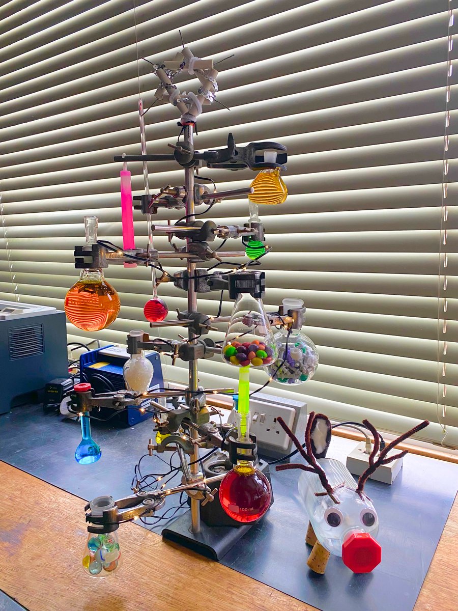 How fantastic is this "Chemis-tree" as designed by our brilliant Science Technicians using resources from the lab!?

#prs #aspireandachieve
