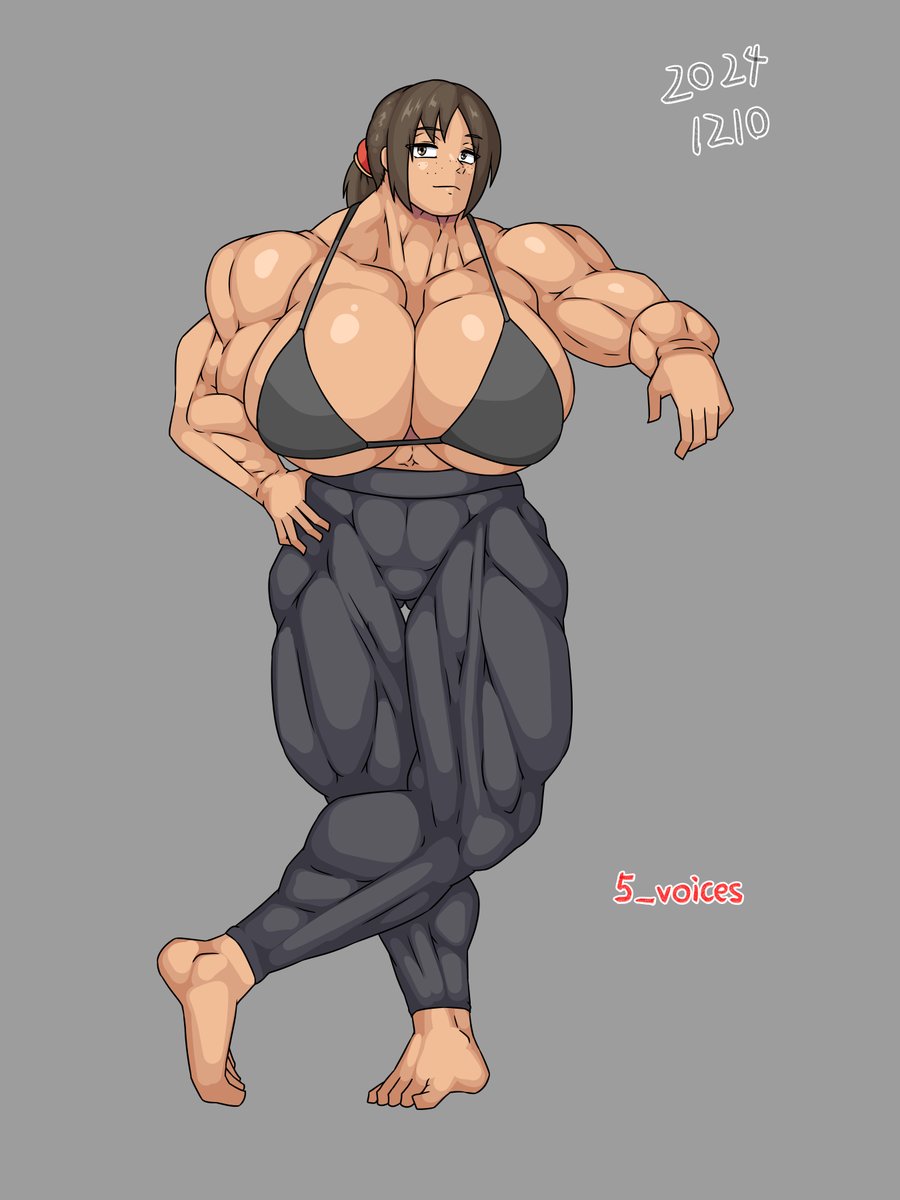 ポートレボディビル模写。上と下で露出度反してるのが萌え。 