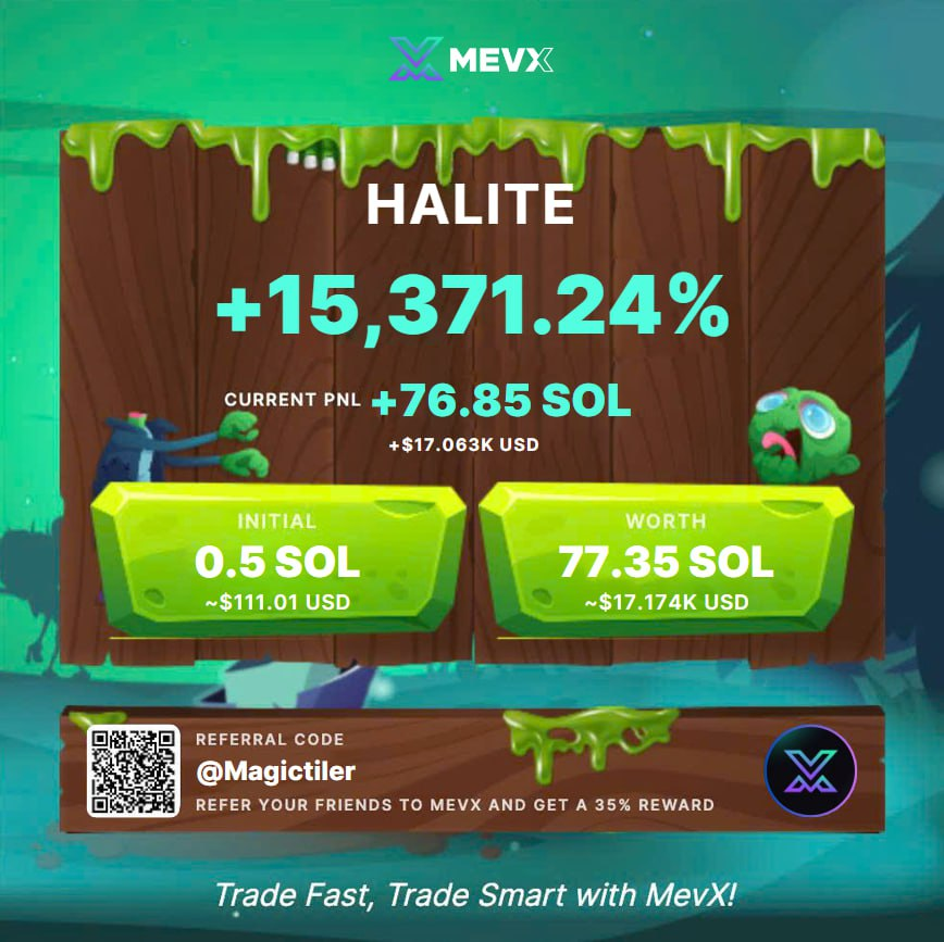 mayhammami26's tweet photo. $HALITE / $SOL
🪙 1⃣0⃣1⃣ 🔤 ➡️ 1.5M MC
CA:8gZ68rKN7znBKcJ1LJhVZKoXFPS7TgaK5vrNjyBXpump
TG:https://t.co/sYjftonREB
#PENGU #DOGA #EDEN #DAGO #PROFITH #JAIL #DOGEMAS #GOLDIE #biao #RYDER #Apple #CULT #trust #PRAWN #HONEY #Rizzmas #MAD https://t.co/fXR2oiFX6o