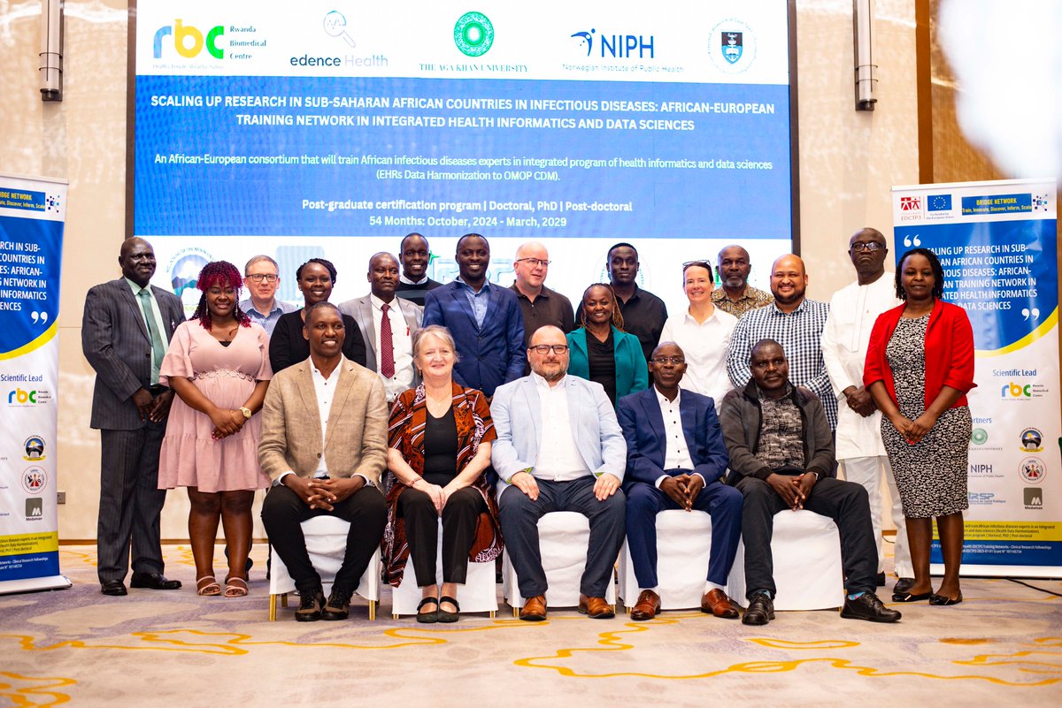 AKUCoEWCHEA's tweet photo. The BRIDGE Network has officially been launched! 🎉

BRIDGE Network is a consortium of 12 leading African and European institutions, jointly funded by the European Union and @EDCTP3, that aims to train the next generation of infectious disease experts. 

#Research #GlobalHealth https://t.co/i3jeLWrPHG