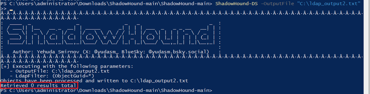 ZeroNLabs's tweet image. #ShadowHound by @yudasm_  evades EDRs by operating as a PS module &amp;amp; using a stealthy LDAP search query. 
🚨Block it with our free #LDAPFirewall tool! 

github.com/Friends-Securi…