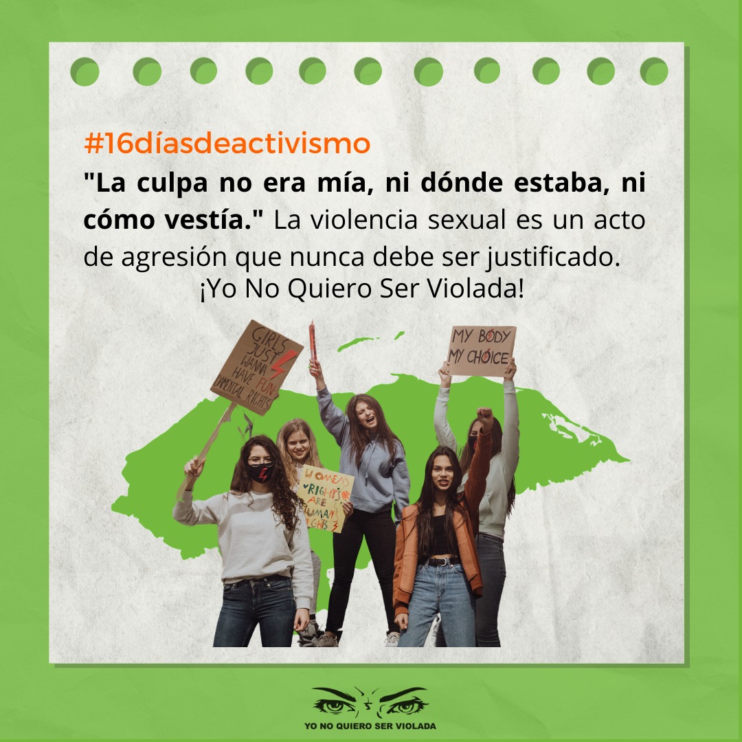YViolada's tweet photo. La violencia sexual jamás debe de ser justificada. 🚫

En un país justo, cada persona vive segura, libre y sin miedo. 🌱✊🏼

#25N
#16DíasDeActivismo
#BastaDeViolenciaSexual
#YNQSV https://t.co/igAMXpQ0GH