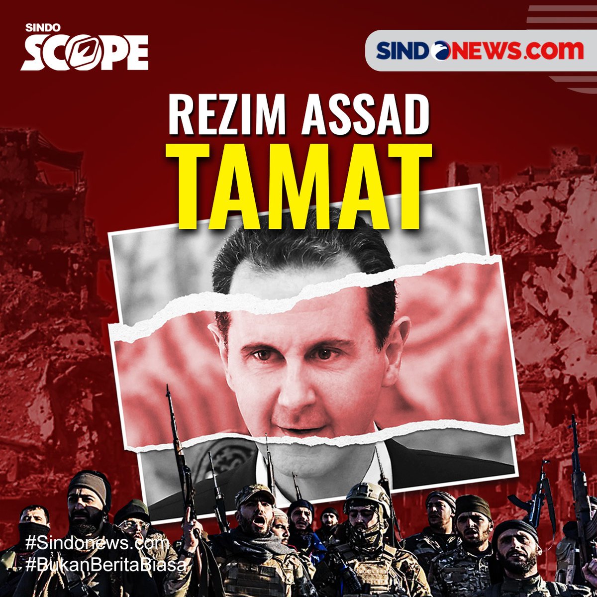 PungPurwanto's tweet image. Pesan kuat dari Suriah untuk rejim dinasti #suriah #Bashar_al_Assad #sindoscope #akhirzaman @SINDOnews