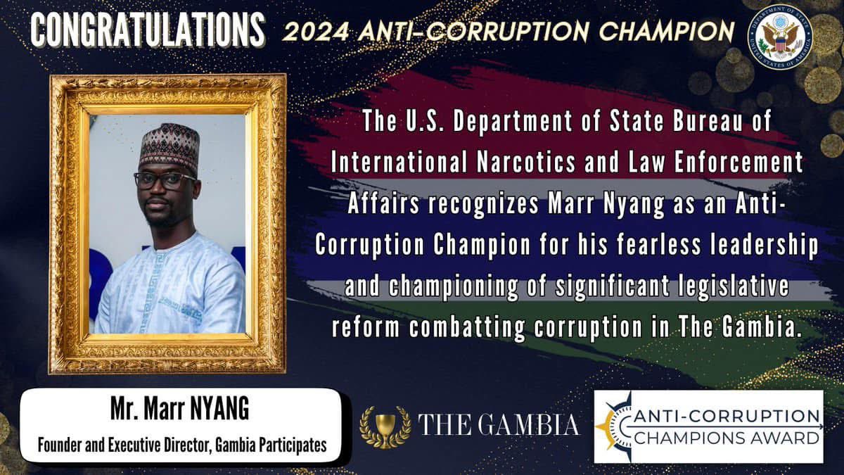 BensoudaAziz's tweet photo. Congratulations brother. Very proud of Gambians like you. https://t.co/wdmUSZySyh