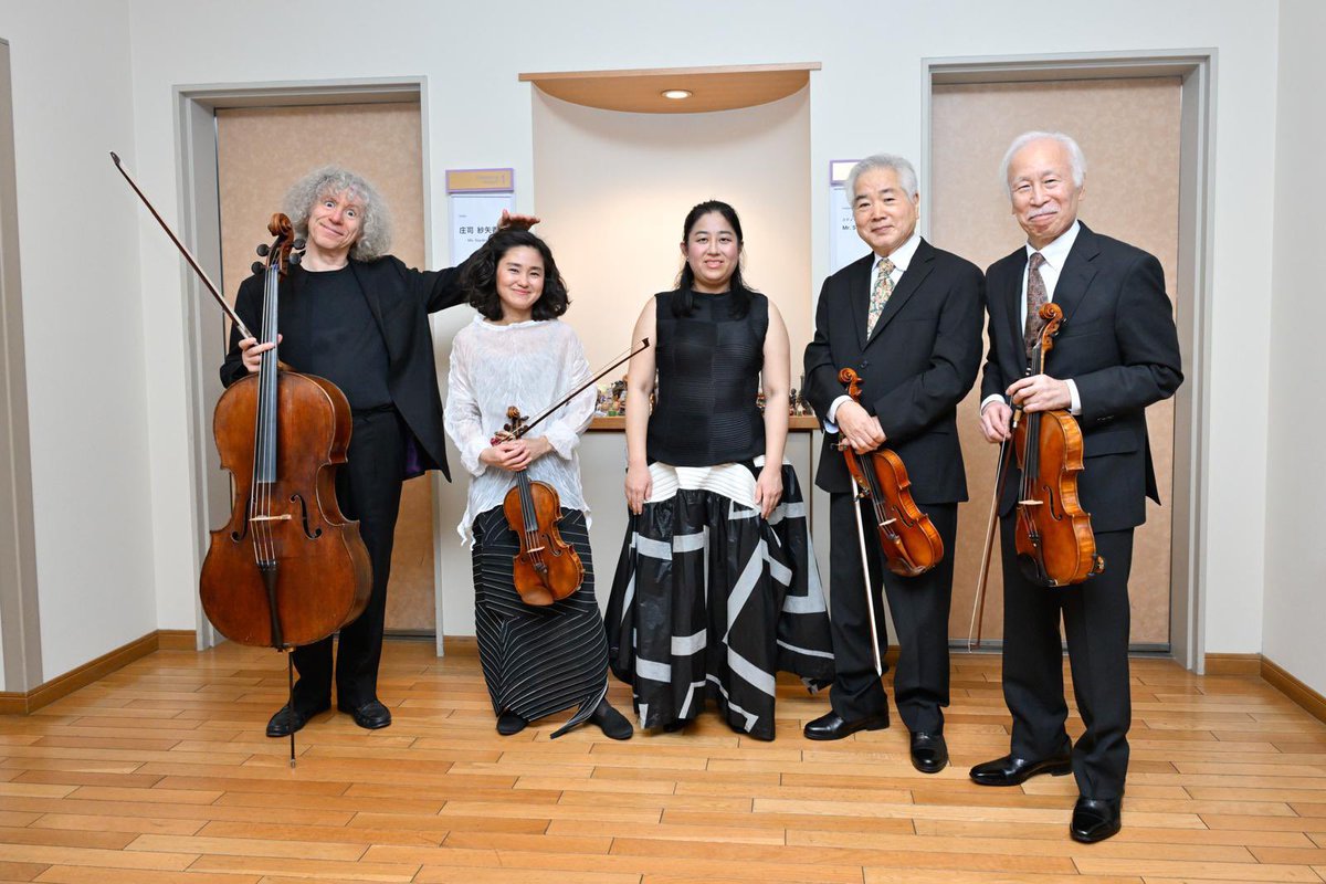 yu_kosuge's tweet photo. Great to be back to Art Tower Mito resident ensemble “New Davidbuendler“ with some of most wonderful pieces of all time.. #faure trio #schumann quintet
With
#sayakashoji
#stevenisserlis #specialguest
#kazuhideisomura #kikueiikeda
#arttowermito #kioihall https://t.co/XDQCnWd7pX