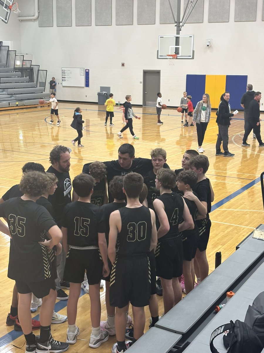Lost in the semis by 4. Tough group of kids. Every team we played was bigger and more athletic and they didn’t let it faze them. Being coachable and competing is needed today in youth sports. These guys did both.