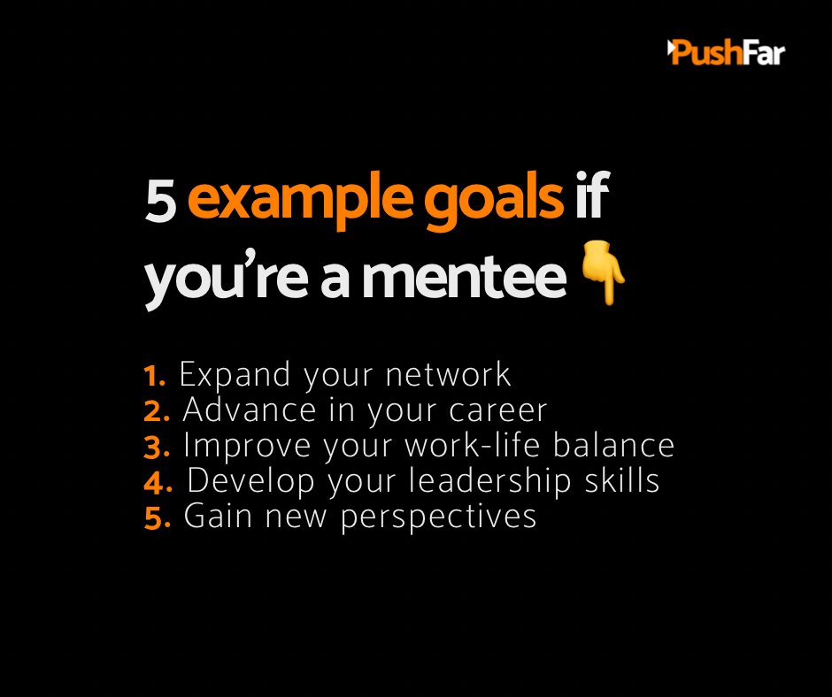 When you have clear goals, not only can you find the perfect mentor to help steer you in the right direction, but also improve your mentorship experience overall.

Read the full article at 👉 pushfar.com/article/5-exam… 🙌