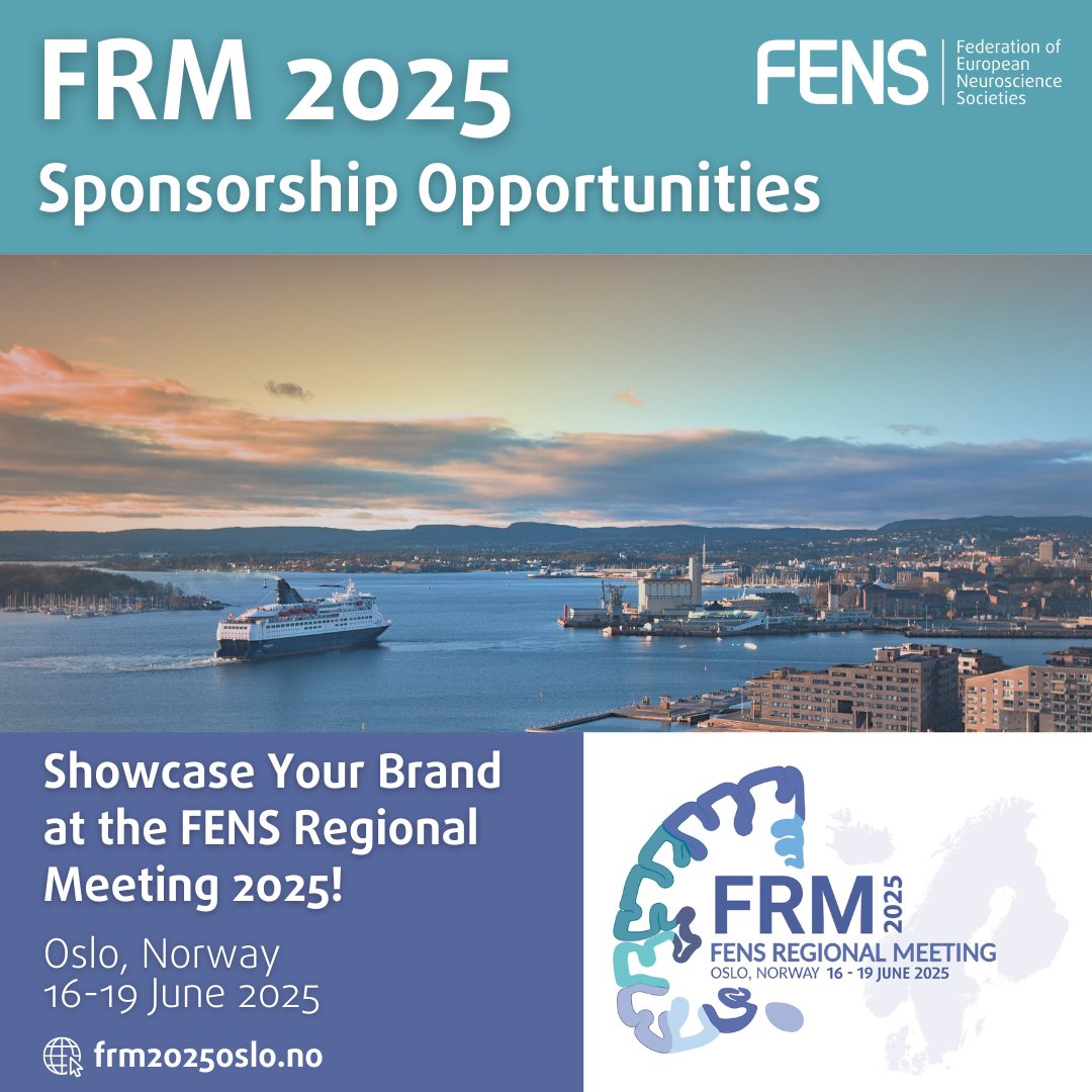 🌟 Showcase Your Brand at the <a href="/FRM2025Oslo/">FENS Regional Meeting Oslo 2025 June 16-19</a>! 🌟
Discover our #sponsorship packages and don't miss the chance to connect with key #stakeholders showcase your #innovations, and make a lasting impact in the field.

🔗 loom.ly/CShg89E
📅 Save the date: 16-19 June 2025
