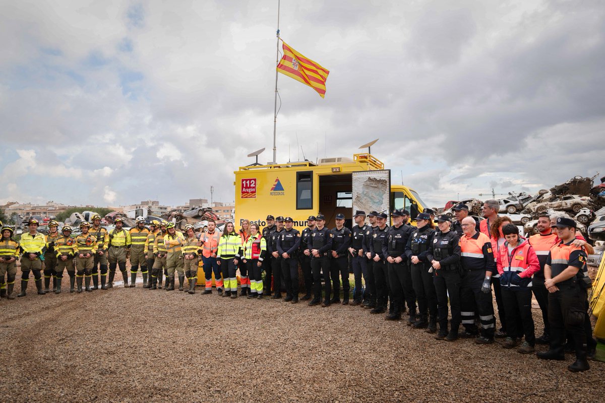 🟡🔴 El Consejo de Gobierno otorga la Medalla de Aragón a los servidores públicos y ciudadanos que han participado en las actuaciones de emergencia en Catarroja.

🏅 El acto de entrega del reconocimiento será el próximo 17 de diciembre en el Palacio de Congresos de Zaragoza.