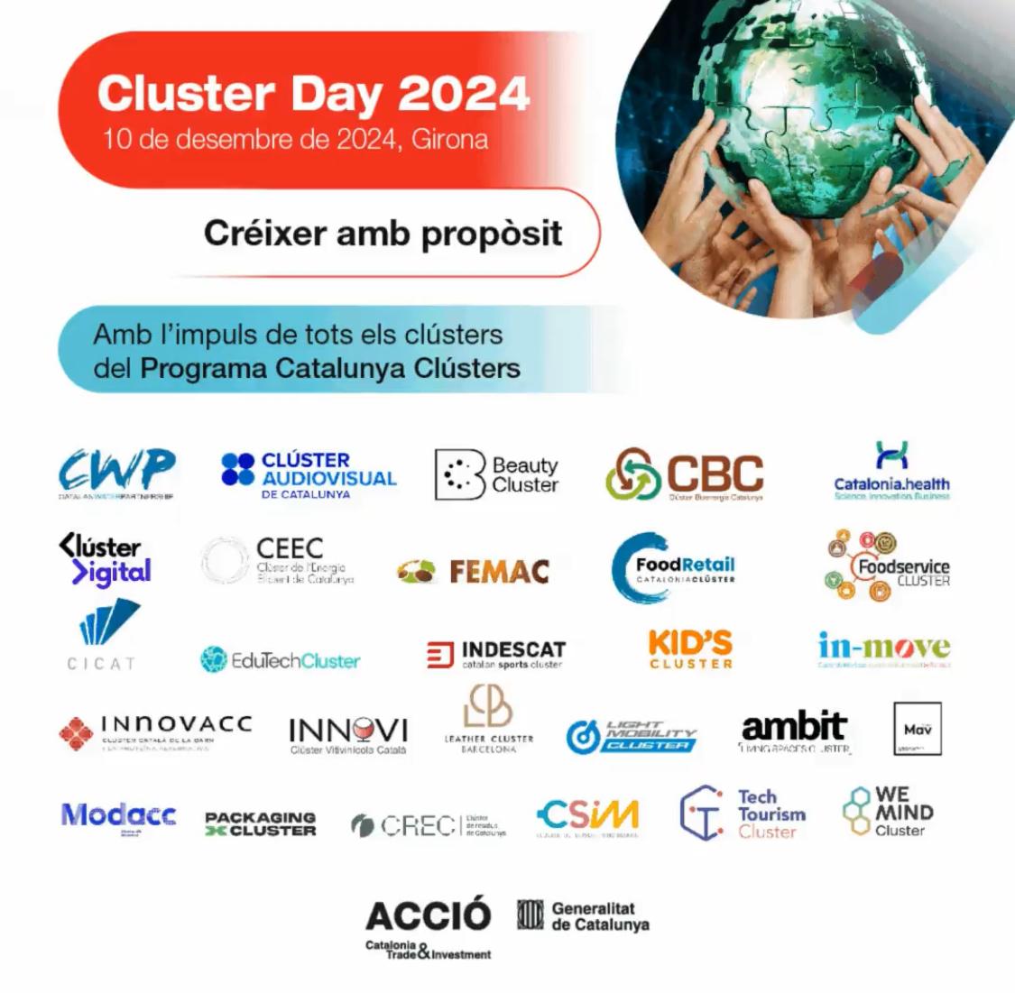 FEMAC_CAT's tweet photo. 🔴 La FEMAC ha participat al #ClusterDay d'@accio_cat! 💥
Un espai clau i de trobada de tot l'ecosistema clúster per impulsar innovació, sostenibilitat i creixement amb propòsit. 🌍💡
Gràcies per aquesta gran jornada de connexió i futur! �� #FEMAC #Clusters #Networking https://t.co/wAazo5TEui