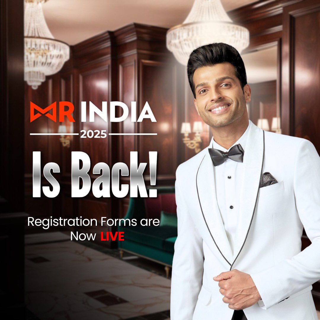 We are thrilled to announce the launch of Mr India 2025

This is your chance to compete for the title that will take you to the grand stage of Mister Supranational 2025

Log on to mrindia.com and fill out your form today!

#MrIndia2025 #MrSupranationalIndia