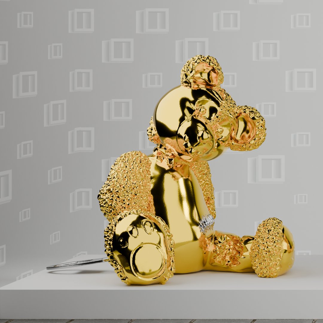 Xulemmx's tweet image. My Secret Comfort is a work by me, Xu Lemm, created to evoke the sense of warmth and security that a teddy bear can provide.
.
.
#xulemm
#naturesecrets
#secretsofnature
#artcollector