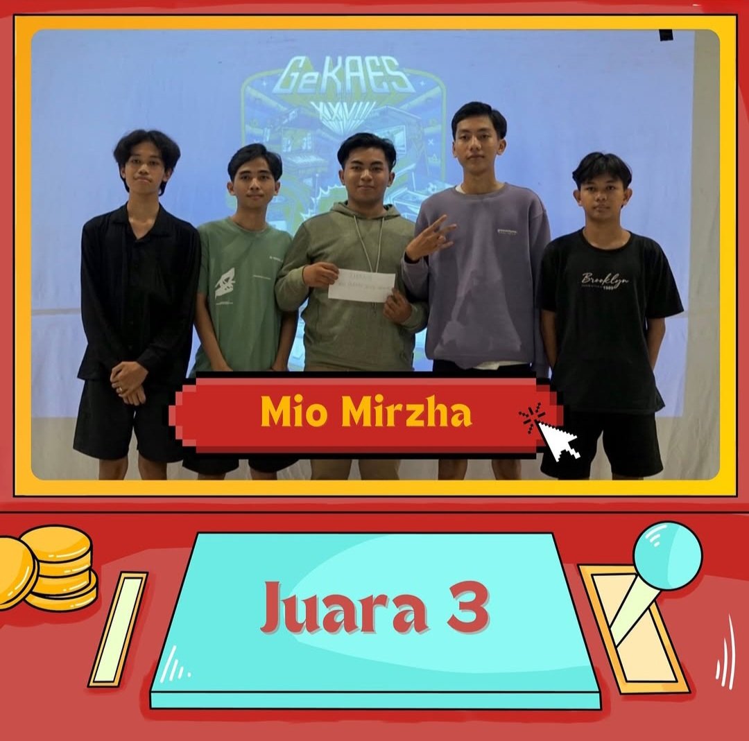 🎮 Victory! Congratulations to the winners of Liga GeKAES XXVIII E-Sports Tournament! 🕹️

Thank you to all the gamers who participated and showcased their incredible skills. See you in the next Liga GeKAES!

#gekaesxxviii #smansara61 #valience #gamervelous