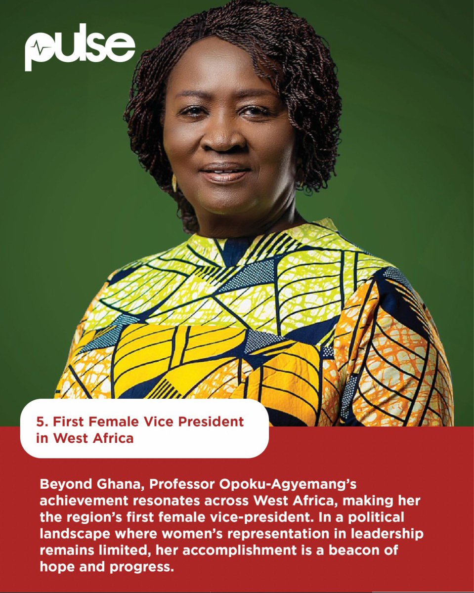PulseGhana's tweet photo. | Here are all the things Jane Naana Opoku-Agyemang was the first female to achieve
#PulseElectionWatch
#CountedBytheYouth
#PulseElections2024
#Election2024 https://t.co/lGuISizcp9