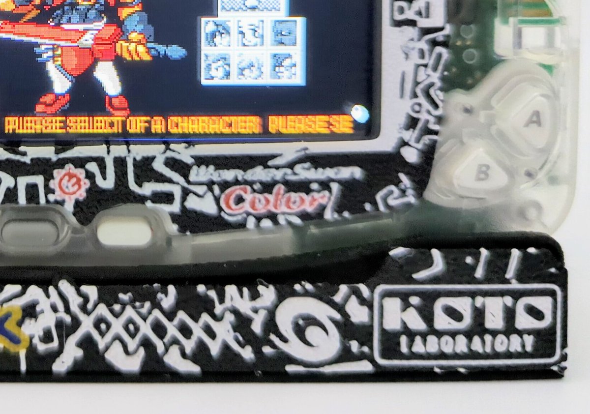 Clive_Frog_2_0's tweet photo. Another faceplate and stand done.
#Gunpey
#Wonderswan https://t.co/1ZbdUAsBZx