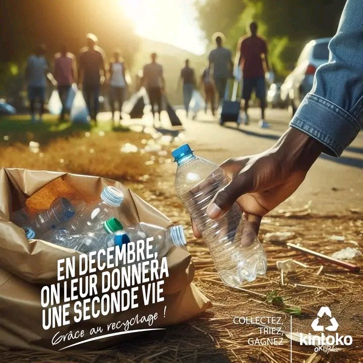 NgelekaGautier's tweet photo. En décembre, On leur donnera une seconde vie
Grâce au recyclage !
Pour rejoindre le projet KINTOKO contactez le : +243 90 820 2020
.
.
.
#kintoko #okplast #kinshasa #recyclage #kinbobeto #dechetsplastiques #recycle #banakin #banacongo #rdcongo #congolais #congokinshasa https://t.co/raEKTHT73X