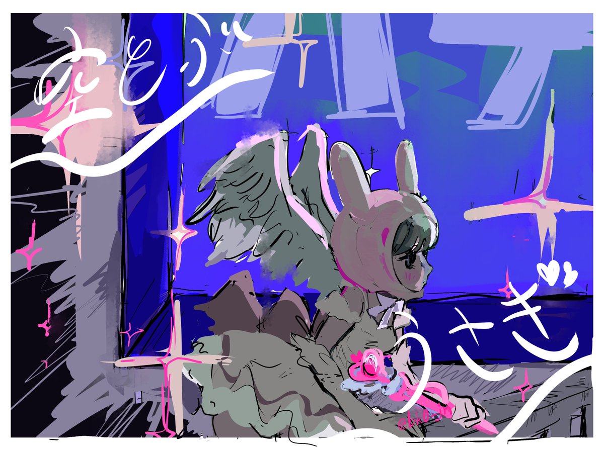 bk0_jn's tweet photo. #illustration 
月までひとっ飛び🌙.* https://t.co/F1zlno7XJx
