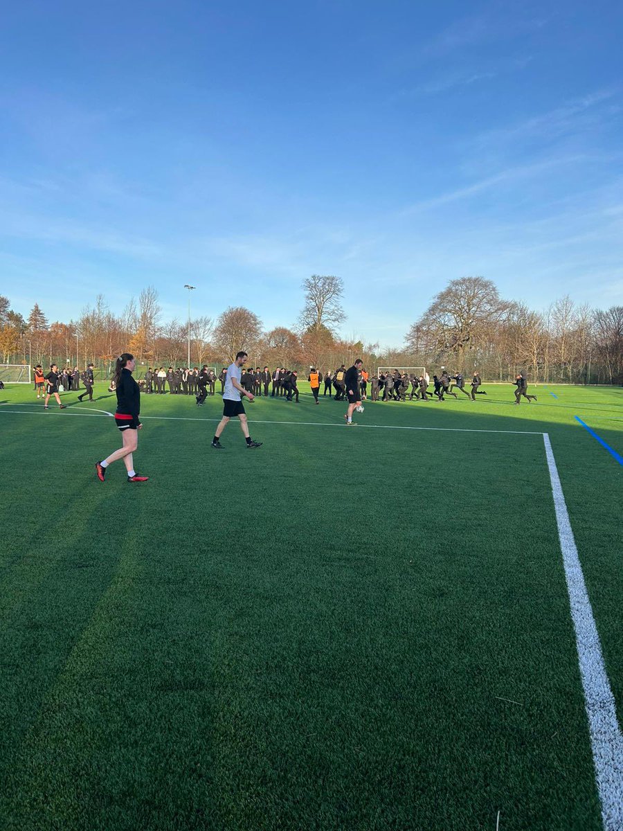 CHALLENGE THE STAFF - DAY 2 ⚽️

Staff 1 - 2 Pupils

A last minute winner from Alan lead to wild celebrations at lunchtime today (see below) 👏🎯 

A very competitive game with some very sore staff bodies now 😮‍💨😅

Tomorrow is the return of the Volleyball 🤝🏐

#TeamHolyRood