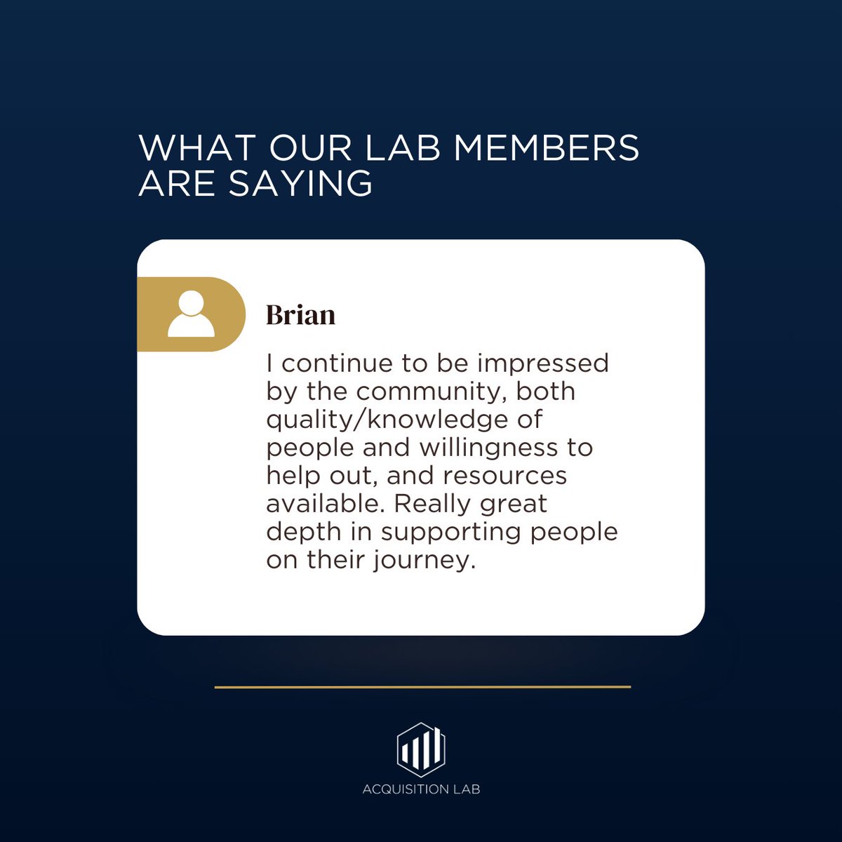 Acquisition Lab tweet media