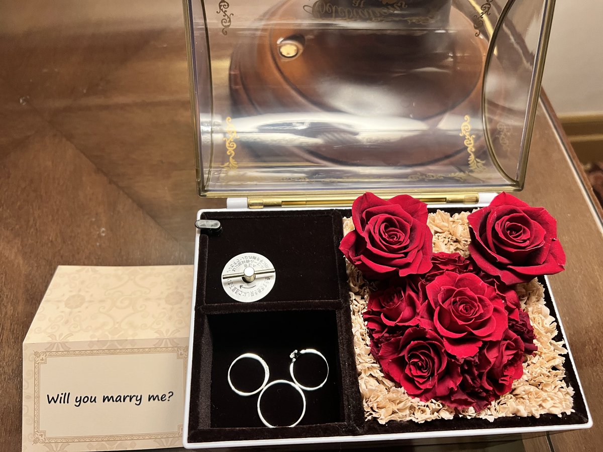 Belf_Aiese's tweet photo. 2024.12.10ホテルミラコスタにて
プロポーズ成功しました💍 https://t.co/OGKiLSJsHf