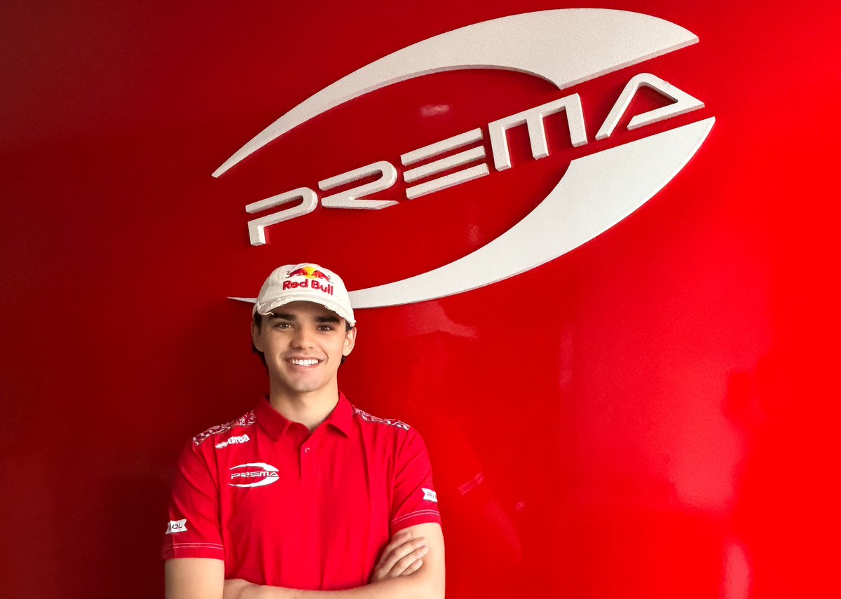 OFFICIEL 🚨 

Sebastian Montoya 🇨🇴 monte en F2 et ça sera avec Prema ! 

#F2