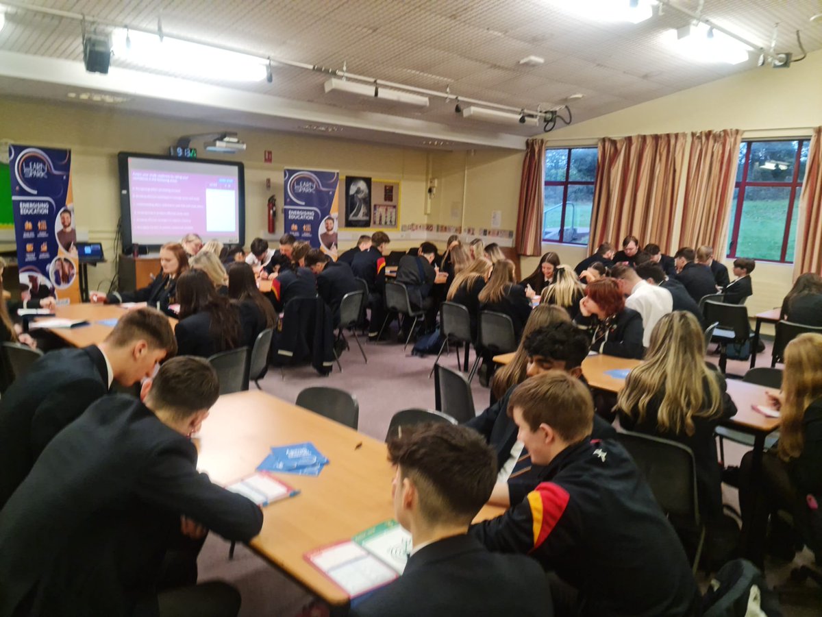 Great to be back at @CastledergHS with Sixth Form students developing study skills. Looking forward to next week with the GCSE students! Good luck to Year 13 &amp; 14 in exams. #ExamSuccess #EffectiveStudy #StudySkills