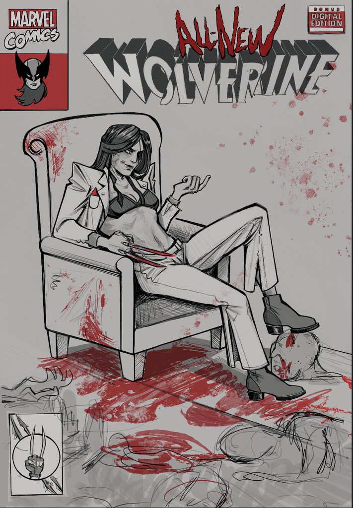 Durutoss's tweet photo. Patch laura :]
#xmen #laurakinney #xmenfanart #X23 https://t.co/MmH7ANfY1n