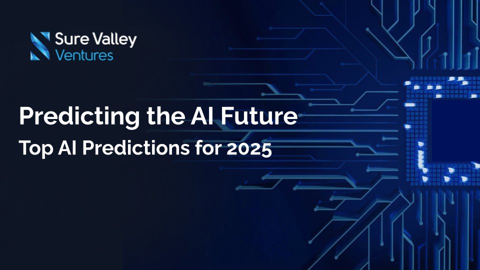 🚨 What does 2025 hold for #AI? We're thrilled to launch our AI Predictions White Paper - a deep dive into the trends, opportunities &amp; challenges that will define the AI landscape next year.

Download🔽
🔗 pages.surevalleyventures.com/AI2025Predicti…