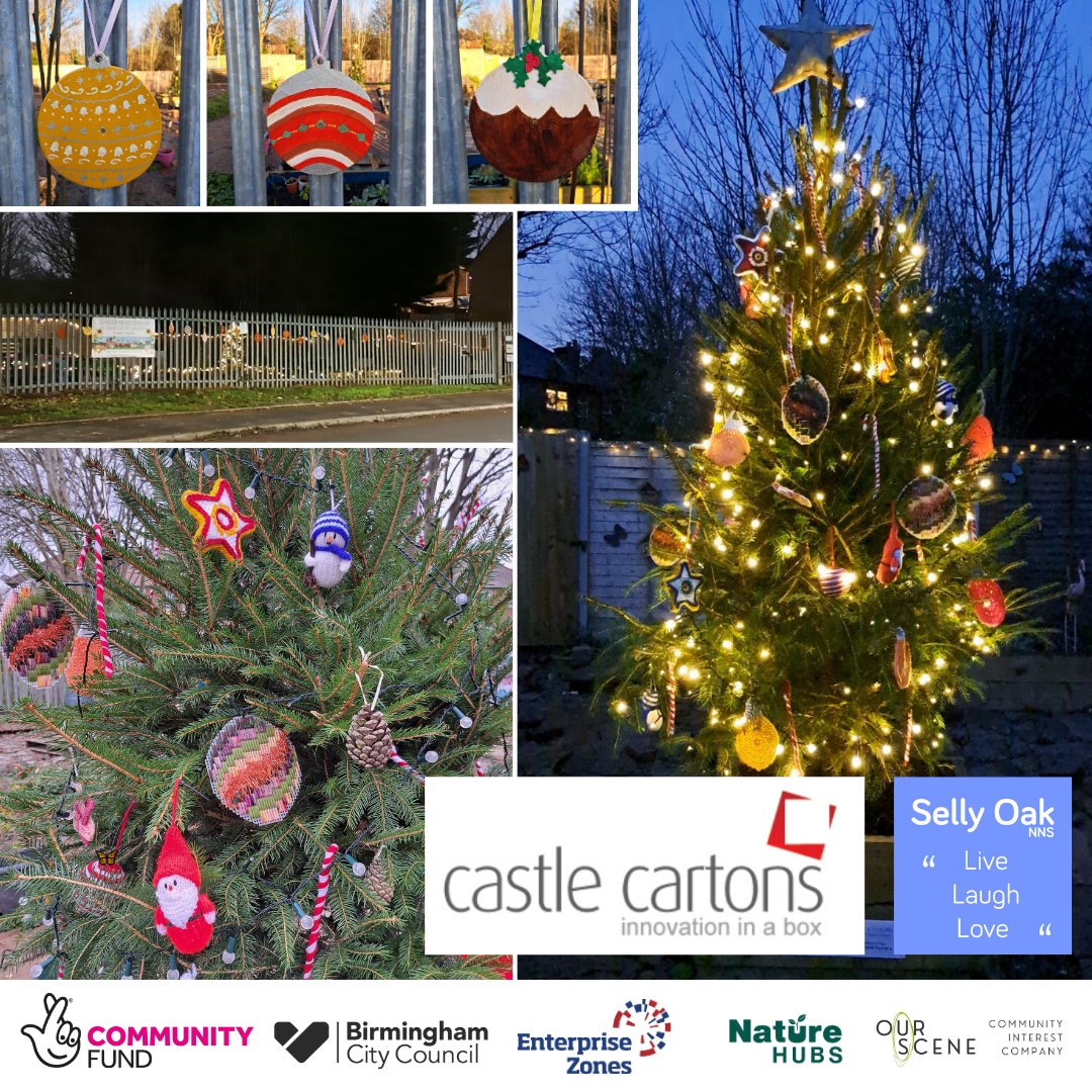 OurSceneCIC (@ourscenecic) on Twitter photo Thank you to the fab folk of The Good Yarners for the tree & fence decorations for Dawberry Corner Community Garden. Castle Cartons in Kings Road sponsored the tree & lights. It looks so pretty! Online gallery of makes here: ourscene.org/baubles/ project funded by <a href="/SellyOakNNS/">Selly Oak Constituency N’hood Network Scheme (NNS)</a> Thank you to the fab folk of The Good Yarners for the tree & fence decorations for Dawberry Corner Community Garden. Castle Cartons in Kings Road sponsored the tree & lights. It looks so pretty! Online gallery of makes here: ourscene.org/baubles/ project funded by <a href="/SellyOakNNS/">Selly Oak Constituency N’hood Network Scheme (NNS)</a>