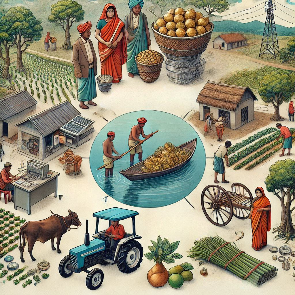 Agventure07's tweet photo. 2/ Objectives
🎯 To provide income-generating assets to the rural poor.
🎯 To promote self-reliance through skill development and credit linkages.
🎯 To enhance rural productivity in agriculture, fisheries, forestry, and handicrafts.
#SelfEmployment #LivelihoodGeneration https://t.co/P8hHPFPHXO
