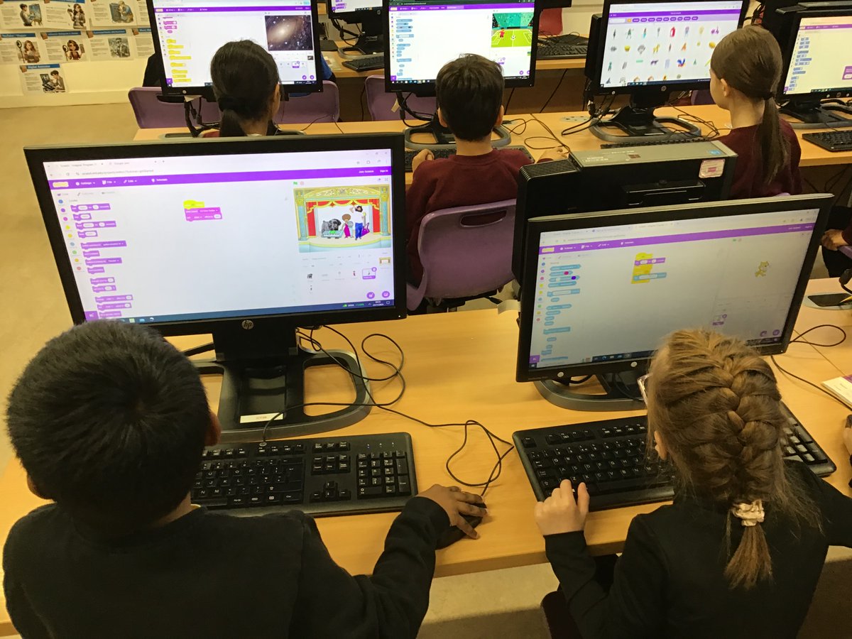 MountStewartSch's tweet photo. In Year 3 the children have been learning to code with Scratch @scratch and discovering how loops can make events repeat and make algorithms more efficient. #tmsscomputing https://t.co/L490zIW6z3