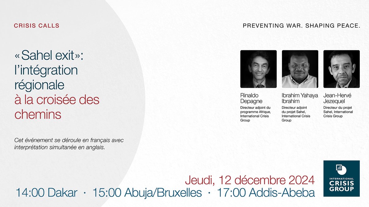 Crisis Group Sahel tweet media