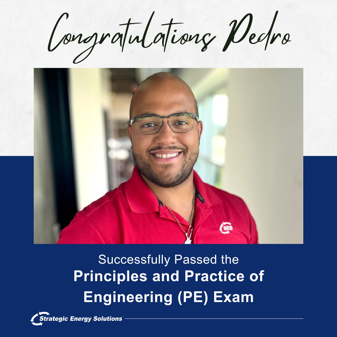 Pedro passed the PE exam! 🎉

This achievement is a testament to Pedro’s hard work, dedication, and commitment to professional excellence. Becoming a PE is no small feat, and this milestone reflects the high standards he brings to every project.

Way to go Pedro! 👏