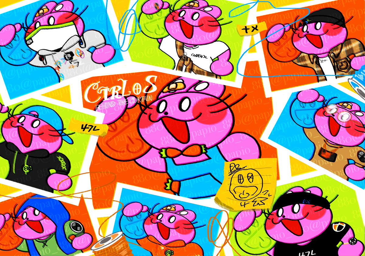 papio_880's tweet image. ポップアップイベント開催おめでとうございます〜！🎉🎂
#CODE47L
#くたらびたぐ