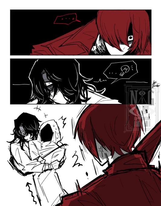 煽って来そうな隙間男サン(身体アリVer.)
 #文字化化  #文字化化_art 