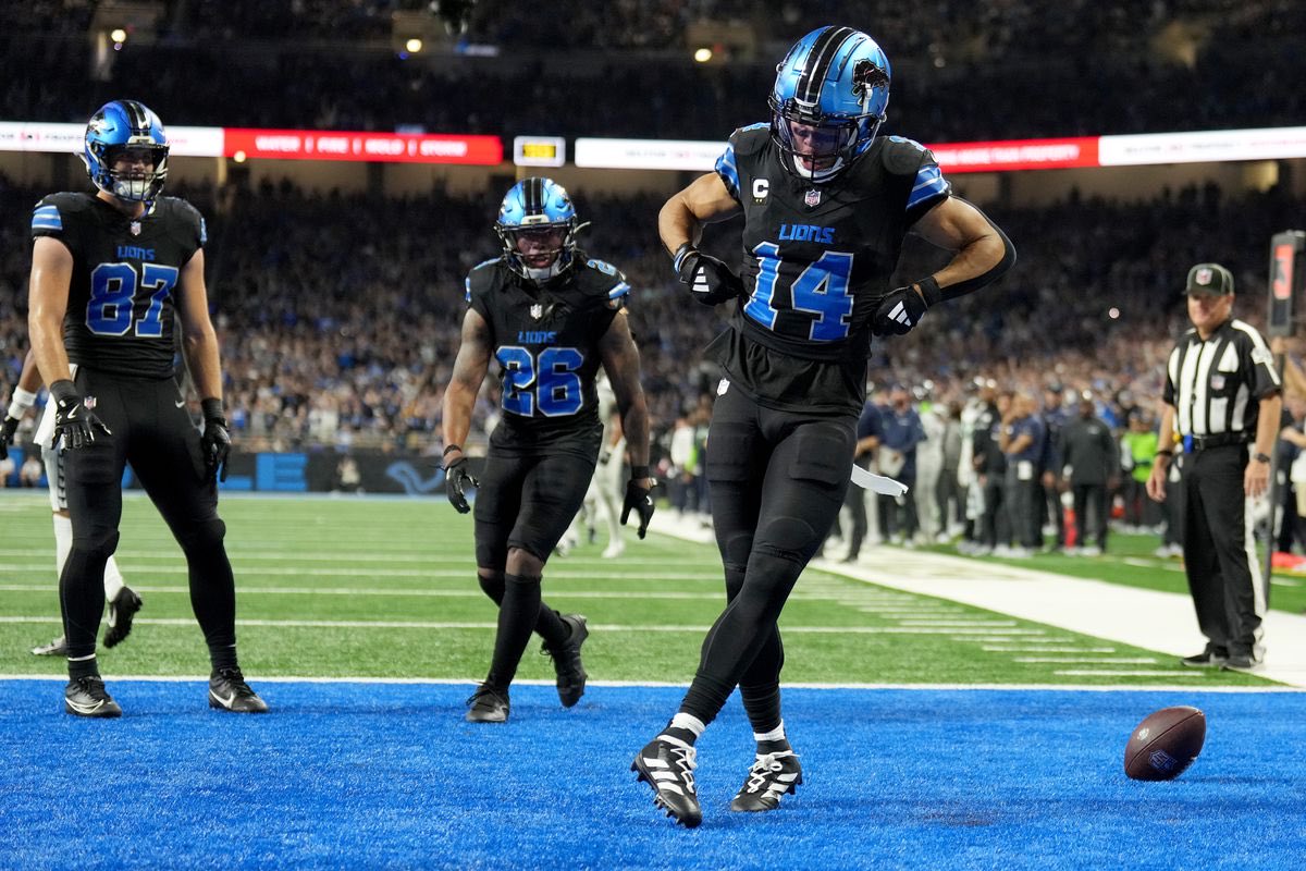 #ProBowlVote  Amon-Ra St. Brown
#ProBowlVote  Penei Sewell
#ProBowlVote  Aidan Hutchinson
#ProBowlVote  Jared Goff
#ProBowlVote  Jahmyr Gibbs
#ProBowlVote  Frank Ragnow
#ProBowlVote  Kerby Joseph
#ProBowlVote  Alim McNeill
#ProBowlVote  Brian Branch
#ProBowlVote  Za’Darius Smith