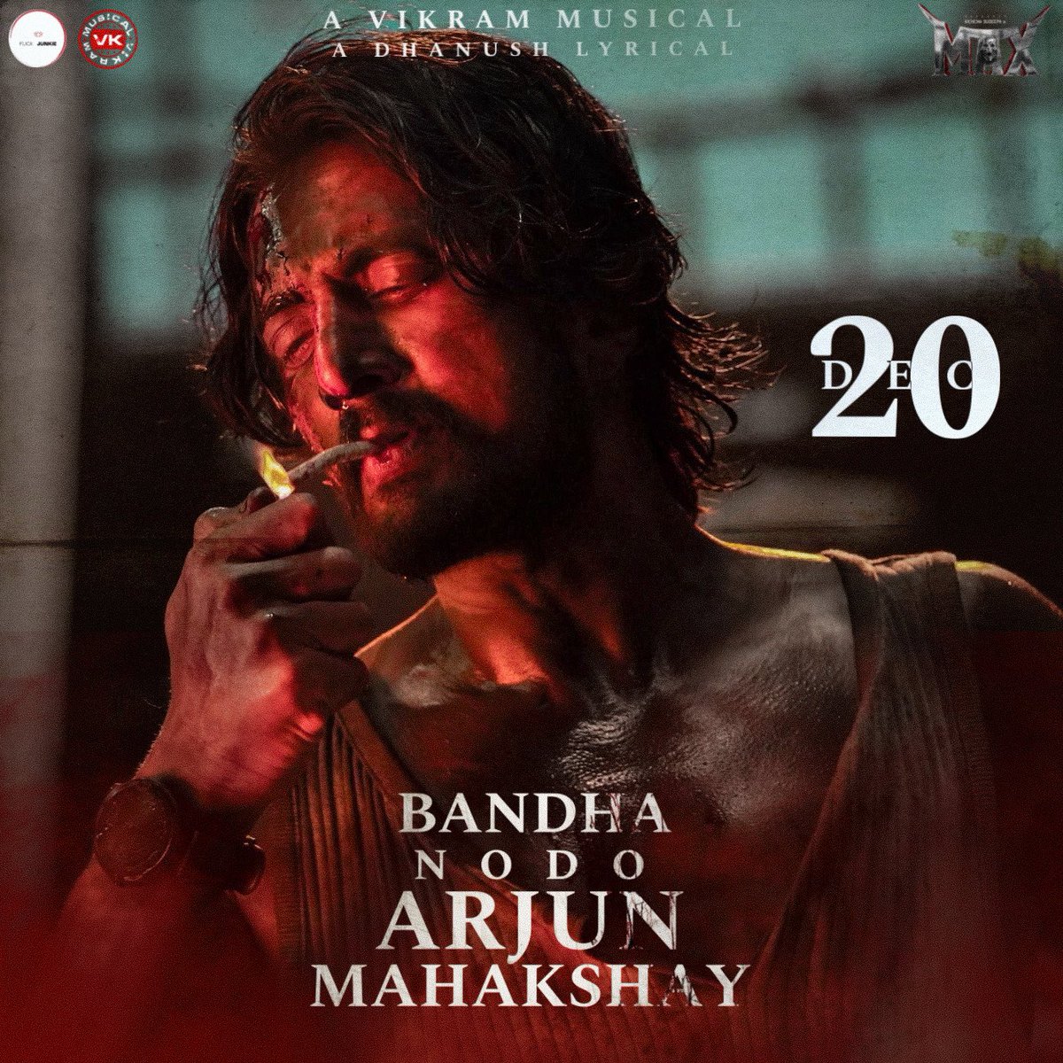 BaadshahDHF's tweet photo. Agniyalli Huttidha Huriyuva Ee Shoora🔥
#BandaNodoArjunMahakshay 🔥
TEASER 2!🔥
#MAXimumPower Loading🔥
A @iamvkvikram Musical🔥
HOW MANY OF YOU ARE WAITING FOR THE SONG?!🥳
#MaxMovieOnDec25 #MaxTheMovie @KicchaSudeep @KicchaUniverse @Max_themovie https://t.co/RiKhUYa7Dg