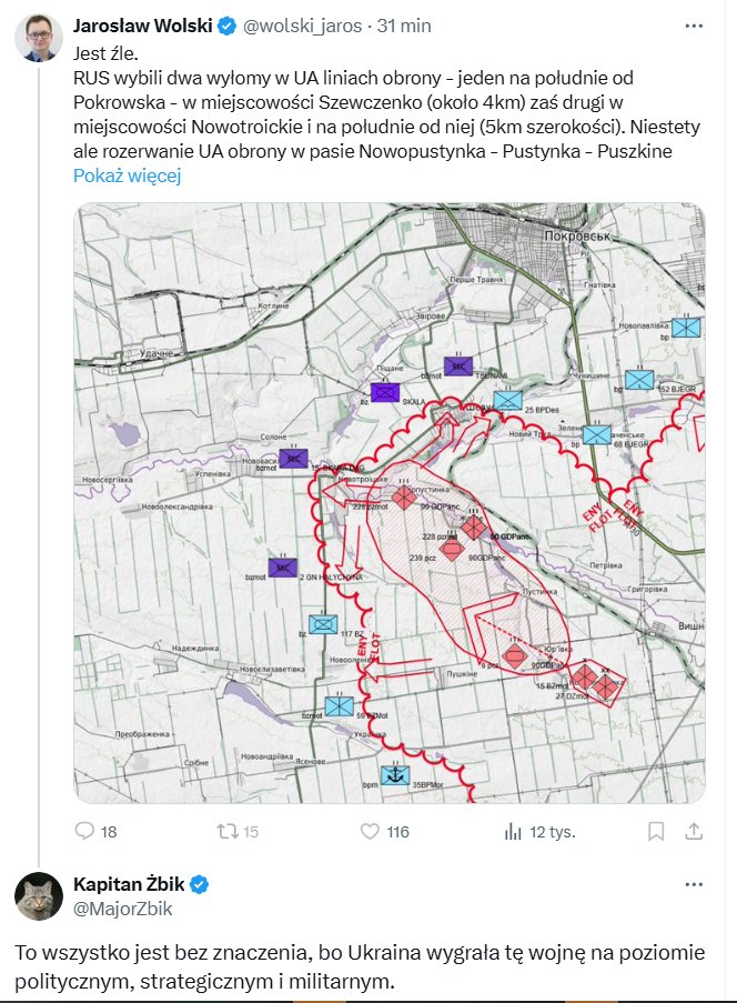 MajorZbik's tweet photo. Szanowni Państwo, acziwment anlokd. 
Wybitny ekspert rzemiosła wojennego, pan Jarosław Wolski, zablokował mnie, ponieważ go zacytowałem. 

Jakby ktoś chciał na swoim koncie ten acziwment, to tutaj jest tutorial: https://t.co/861oox18xX