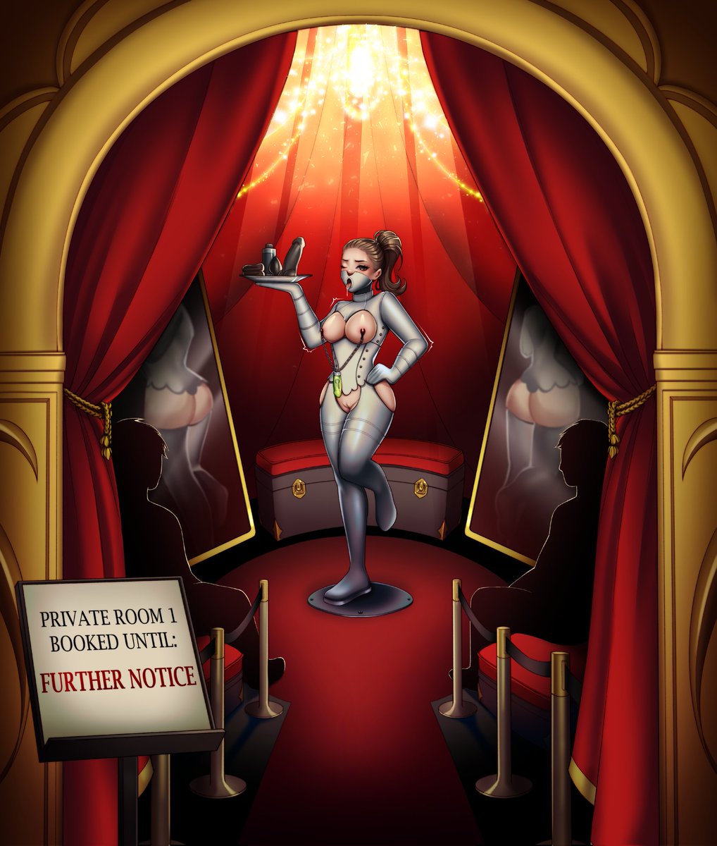Undeniably horny and trapped in the same position for hours. What would you do in her situation?

Artist is <a href="/stitchtheartist/">STITCH ☆</a> 

#forniphilia #hentaiِart #bondage #humiliation