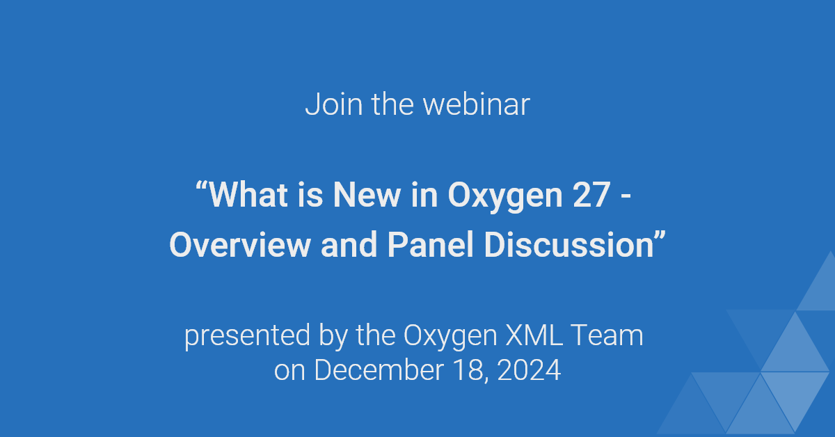 Oxygen XML Editor tweet media