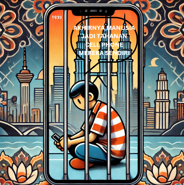 jamalparit's tweet photo. Tau nape handphone dipanggil 'cell phone'? Sbb kita sendiri kadang jadi tawanan skrin tu. Penjara moden katanya! Jom bebas sekejap. https://t.co/eSrm3XlnGH #DigitalAddiction #ScreenTimeAwareness #PhoneAddiction #TechLife #DigitalDetox #PenjaraModen #HandphoneLife #StopScrolling https://t.co/yHmyZq0pZd