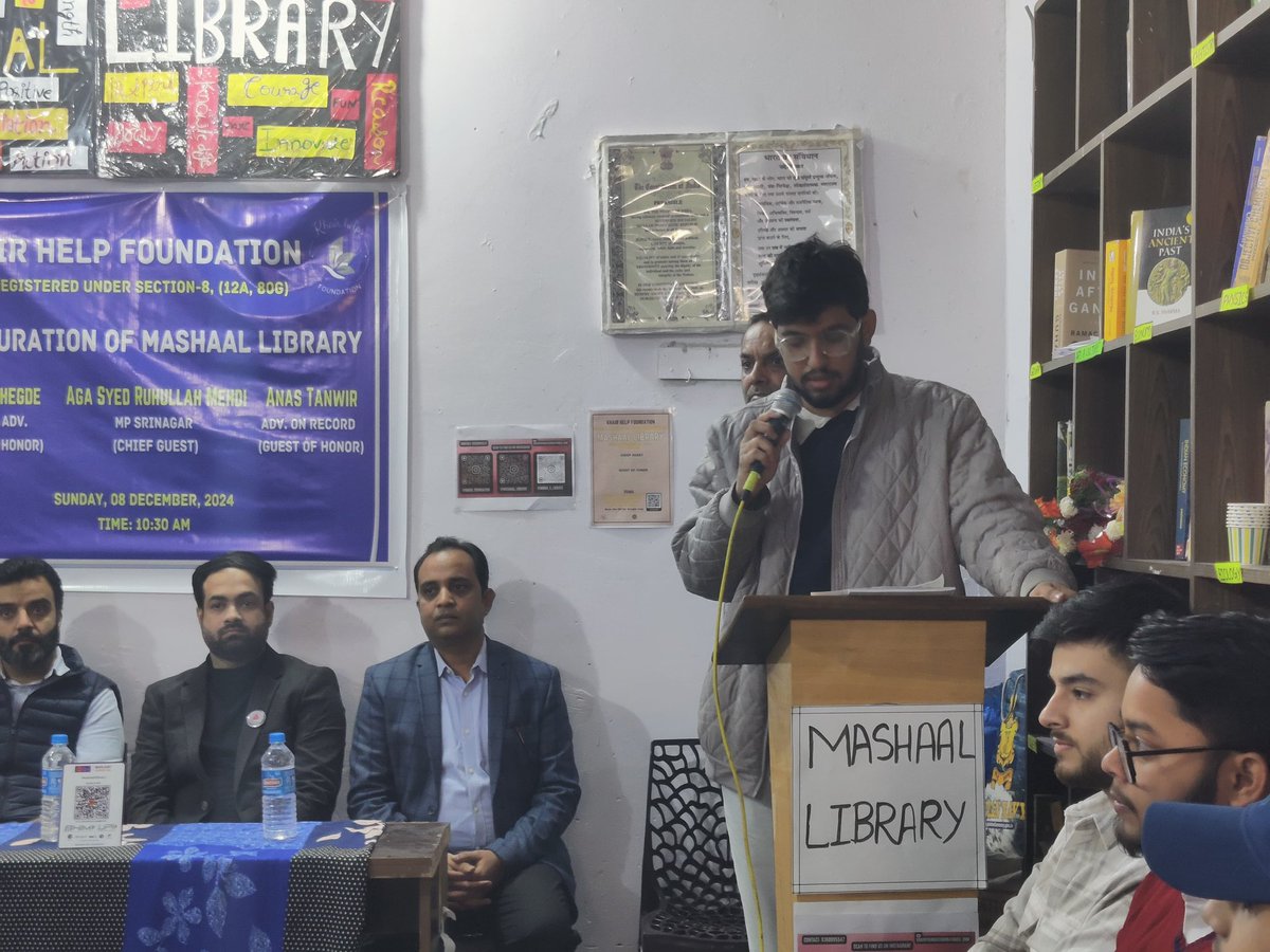 Ftyjmi's tweet photo. The Fraternity Movement is proud to have actively participated in the reopening ceremony of Mashaal Library, a vital educational initiative serving the underprivileged students of Khajoori Khas. https://t.co/IycVIlMWQM