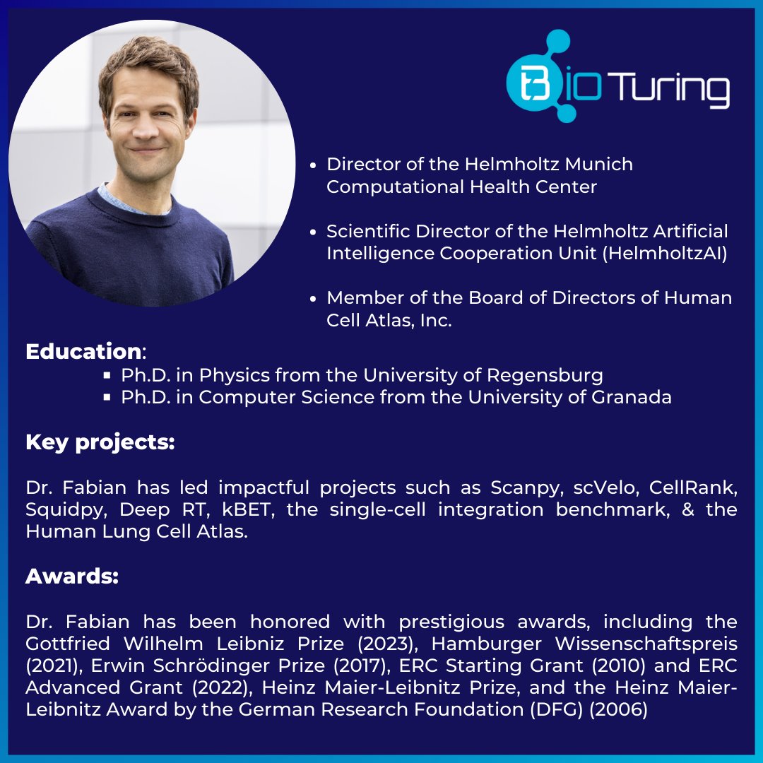 BioTuring (@bioturing) on Twitter photo We are thrilled to welcome Dr. <a href="/fabian_theis/">Fabian Theis</a> as our new scientific advisor 🎇
As our advisor, he will guide our efforts in leveraging deep learning for spatial and multi-omics biology and enhance our single-cell atlases, pushing the boundaries of innovation in these fields 💪🏻 We are thrilled to welcome Dr. <a href="/fabian_theis/">Fabian Theis</a> as our new scientific advisor 🎇
As our advisor, he will guide our efforts in leveraging deep learning for spatial and multi-omics biology and enhance our single-cell atlases, pushing the boundaries of innovation in these fields 💪🏻