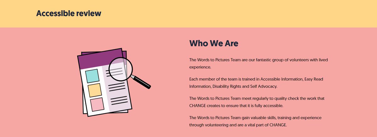 Our CHANGE team have a new-look website! It has an improved #EasyRead image bank and a range of accessible resources made by the team. Check it out here: changepeople.org #Accessibility #LearningDisability