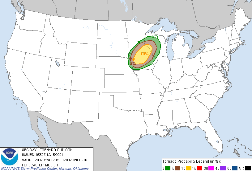 LimWeather's tweet photo. D1 6z 15/12/21 OTD
#ModerateRisk in N #TornadoAlley esp #RochesterMN,#AlbertLea,#Winona,#WaterlooIA,#Ames,#Ankeny,#Altoona,#MasonCity,#FortDodge,#CedarFalls,#SpencerIA,#LaCrosse
10%#Tornado/45SIG #Wind/5%#Hail risks
#Wxtwitter #Wxx #SPC #SevereWx #Derecho #IAwx #MNwx #WIwx https://t.co/YIYebqjaTk