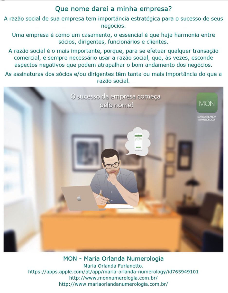 monumerologia's tweet photo. Antes de “registrar” a razão social de sua empresa, consulte a Numerologia!
https://t.co/q5fGbIjJQ6
https://t.co/kpSVIoCuVg
https://t.co/4PeSTXY5DT

#mariaorlandanumerologia #empresa #razãosocial #nomedeempresa #nomeempresarial #nomederazãosocial #nomepararazãosocial https://t.co/k75XZt6II2