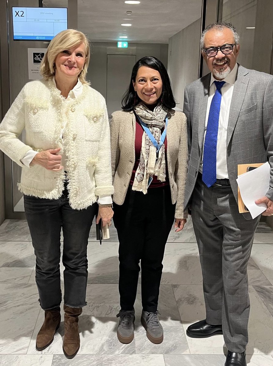 DrMariaNeira's tweet photo. A pleasure to welcome to @WHO @astridpuentes,  the @UN Special Rapporteur on the right to a clean, healthy and sustainable environment to discuss the Second Global  Conference on Air pollution and Health #breathlife @DrTedros @CancilleriaCol @susanamuhamad @ourcommonair https://t.co/cUw0PjVgDe
