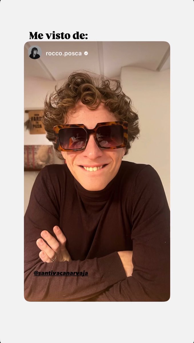 ✧･ﾟ📷: Santi en sus historias de Instagram!